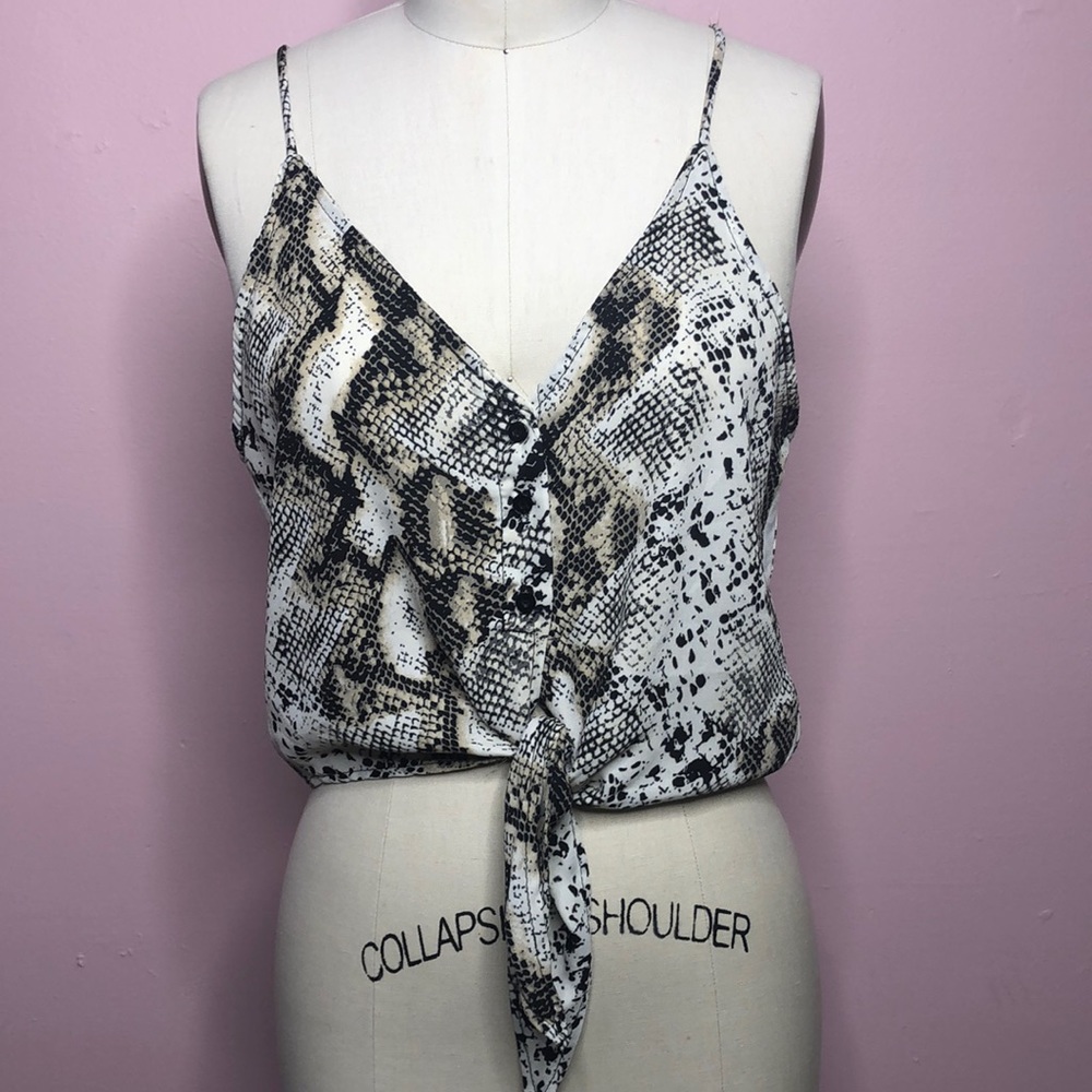 Vintage Havana snake skin top